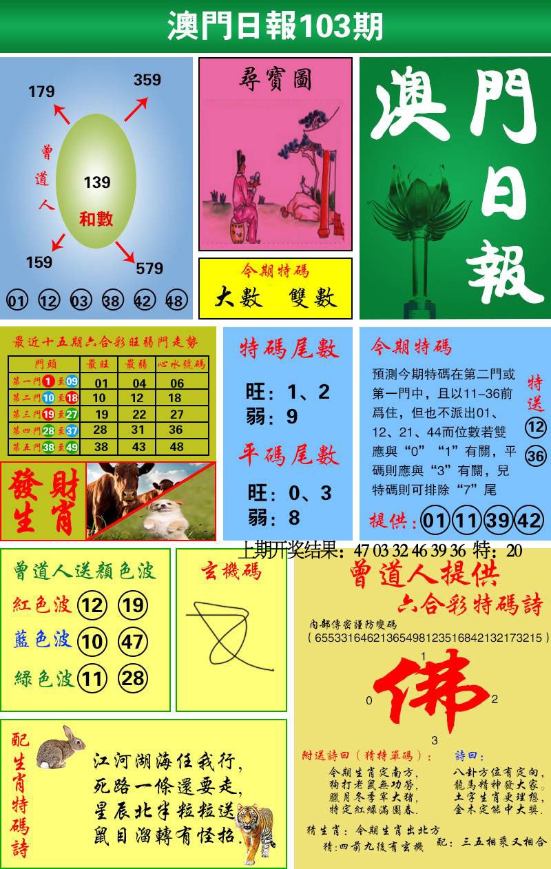 103期澳门日报[图]